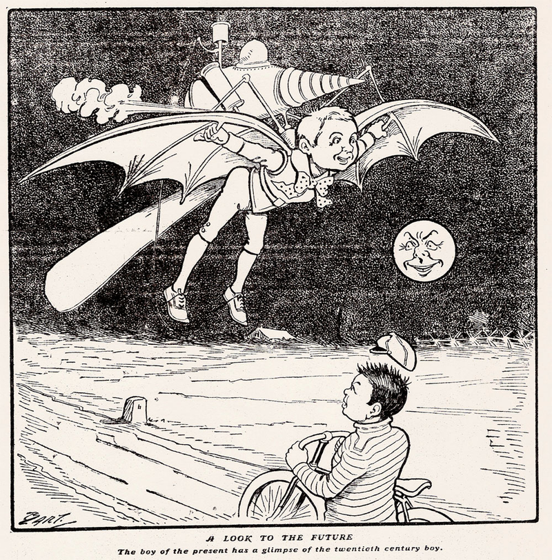 Illustration for article titled Before Jetpacks, We Were Promised Butterfly Wings